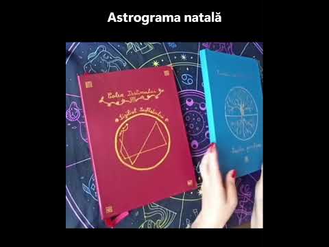 Astrogramă natală - Lucrare specială în format Carte fizică